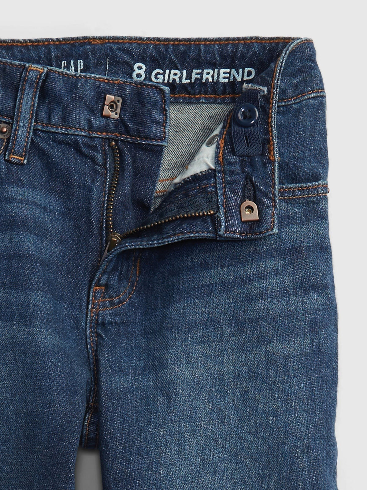 Koyu Mavi Girlfriend Washwell™ Jean Pantolon