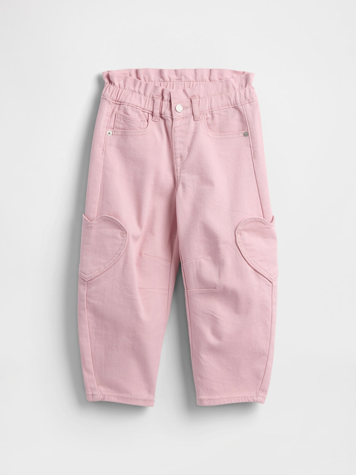 Pembe Paperbag Horseshoe Jean Pantolon