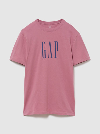 Koyu Pembe Everyday Soft Relaxed Grafik Baskılı T-shirt