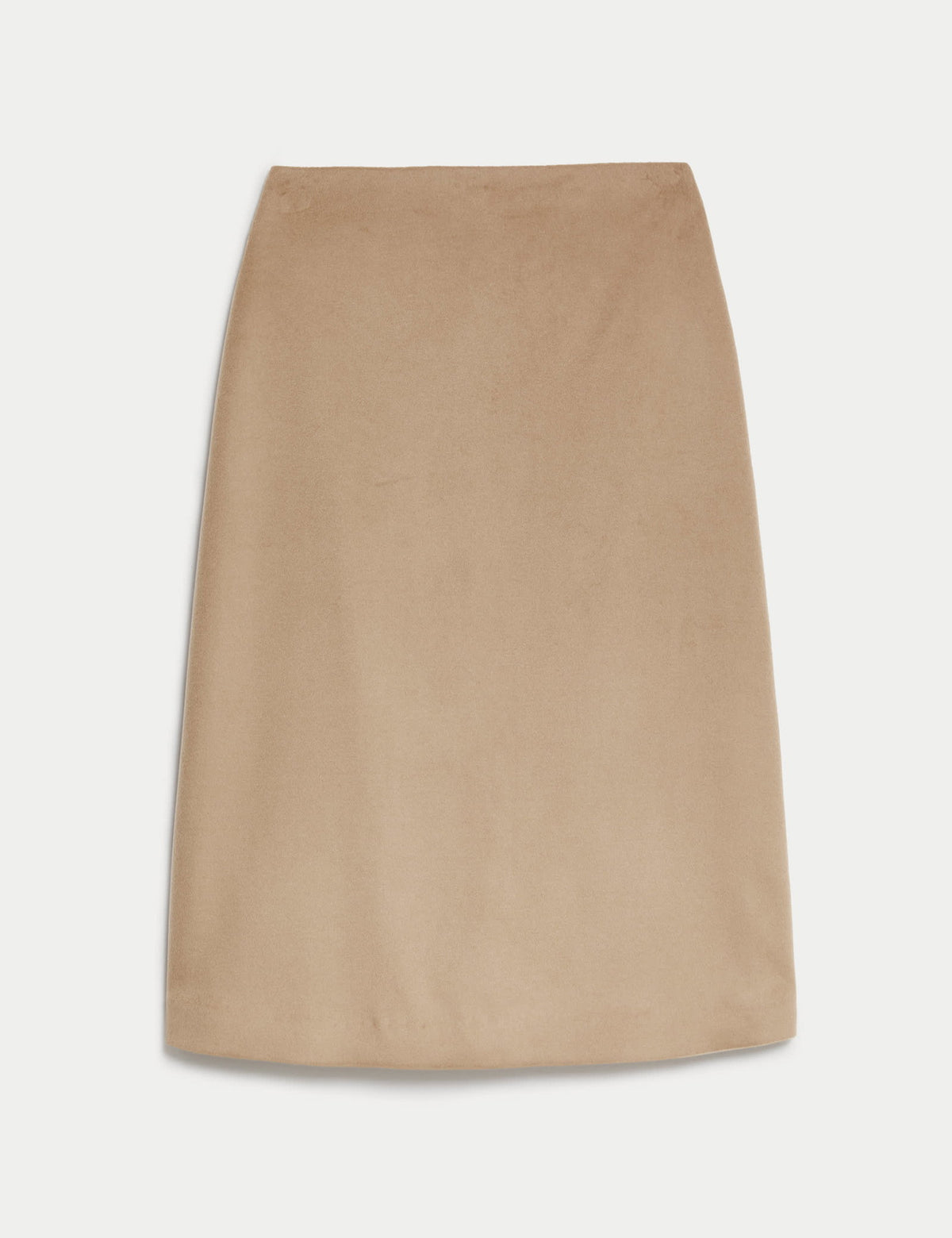 Regular Fit Midi Yün Etek
