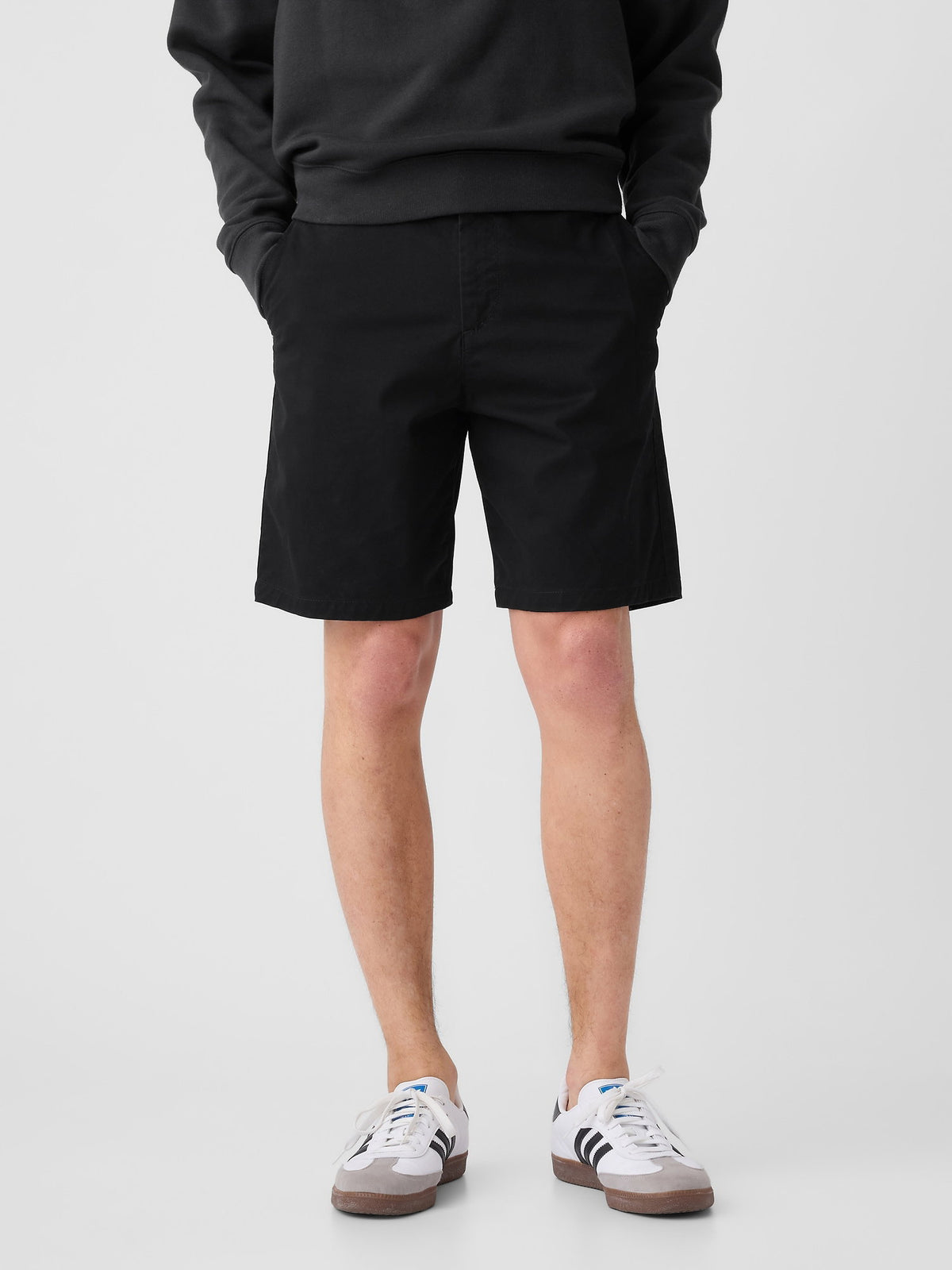 Siyah Essential Khaki Şort