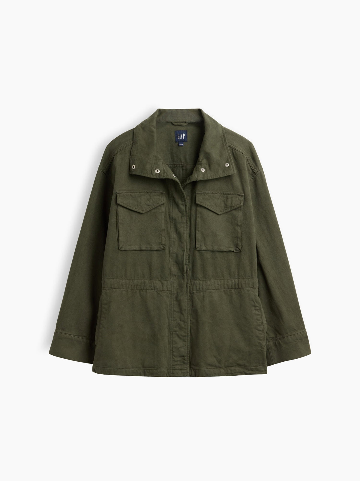 Haki Oversized Utility Swing Ceket