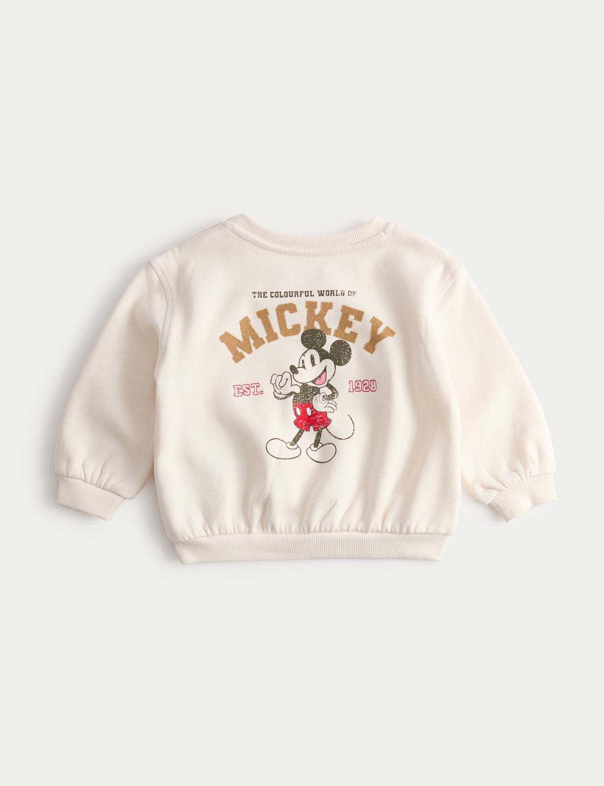 Pamuk Karışımlı Mickey Mouse™ Sweatshirt (0-3 Yaş)