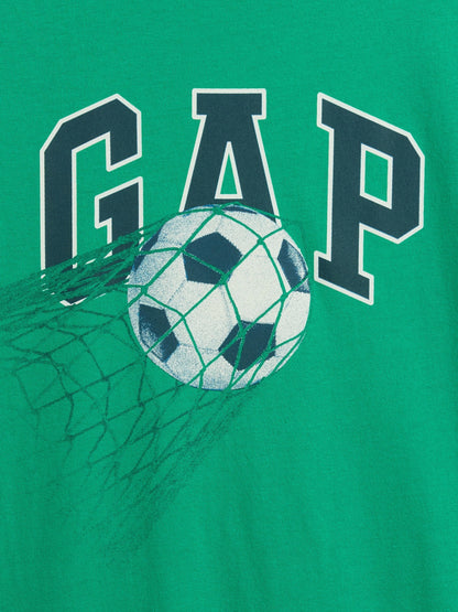 Yeşil Gap Logo T-shirt