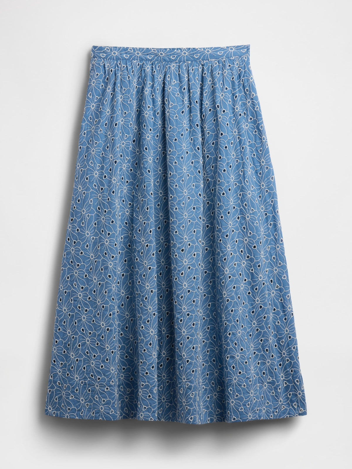 Mavi High Rise Eyelet Maxi Etek