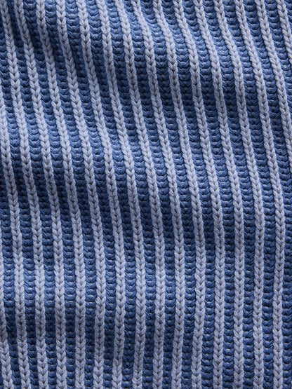 Mavi 100% Pamuk Barrel Kol Crop Kazak