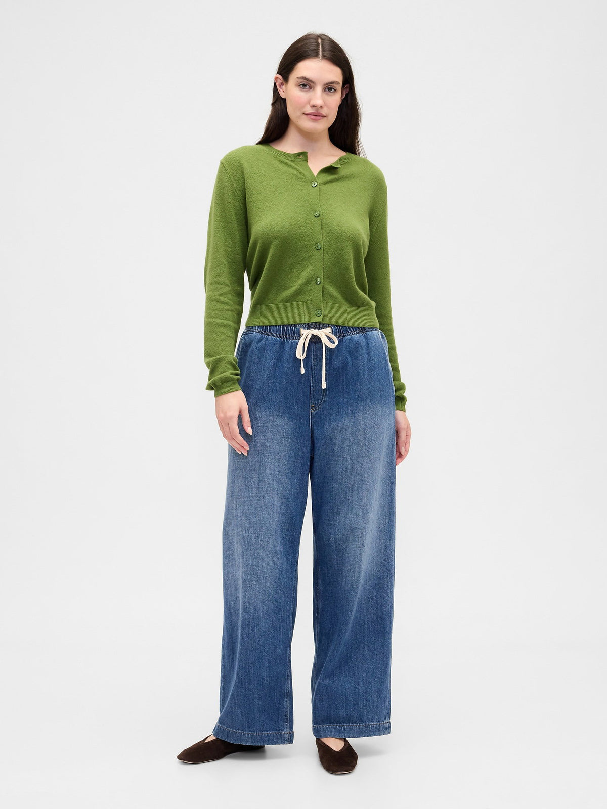 Mavi High Rise Easy Wide-leg Jean Pantolon