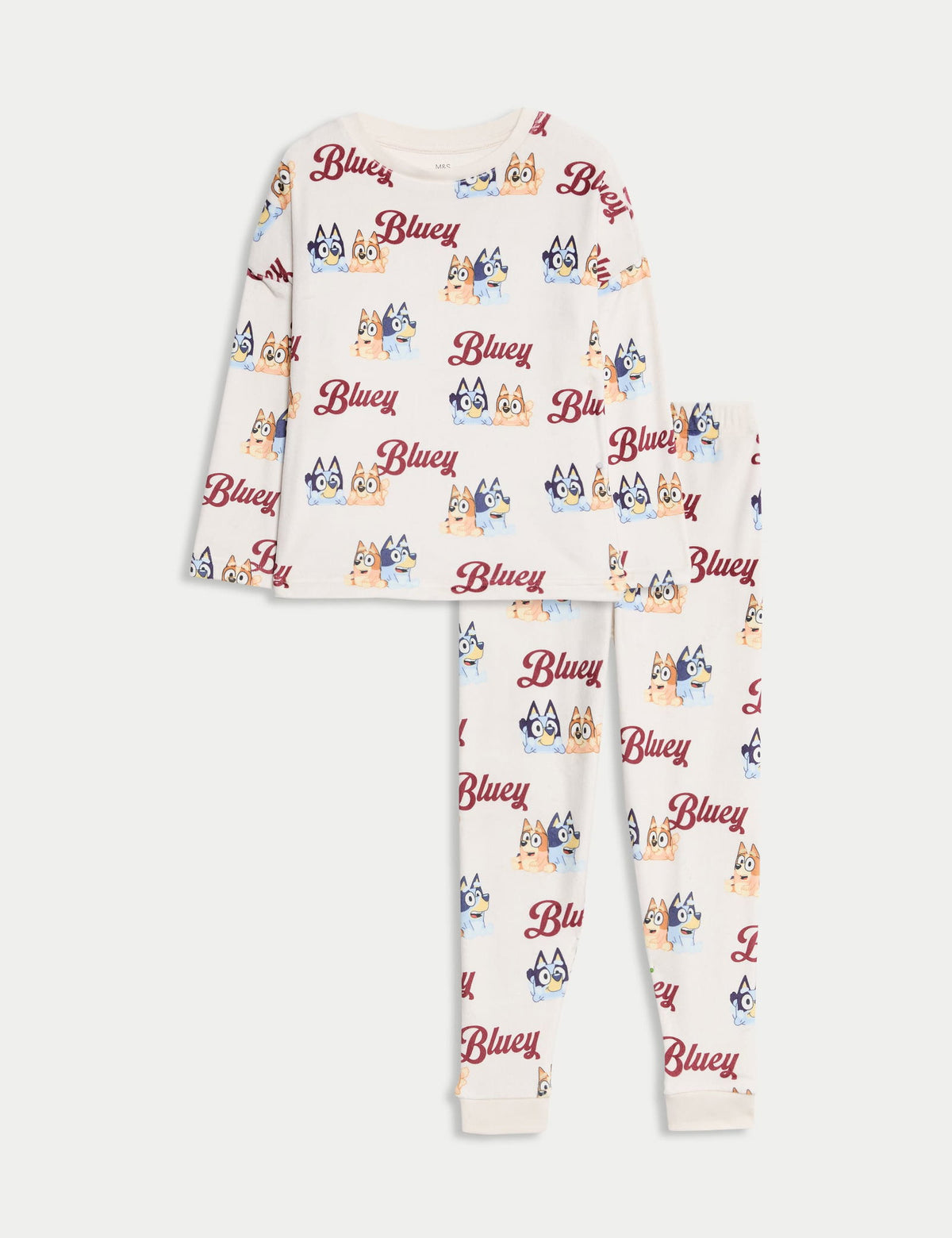Velour Bluey™ Pijama Takımı (12 Ay – 9 Yaş)