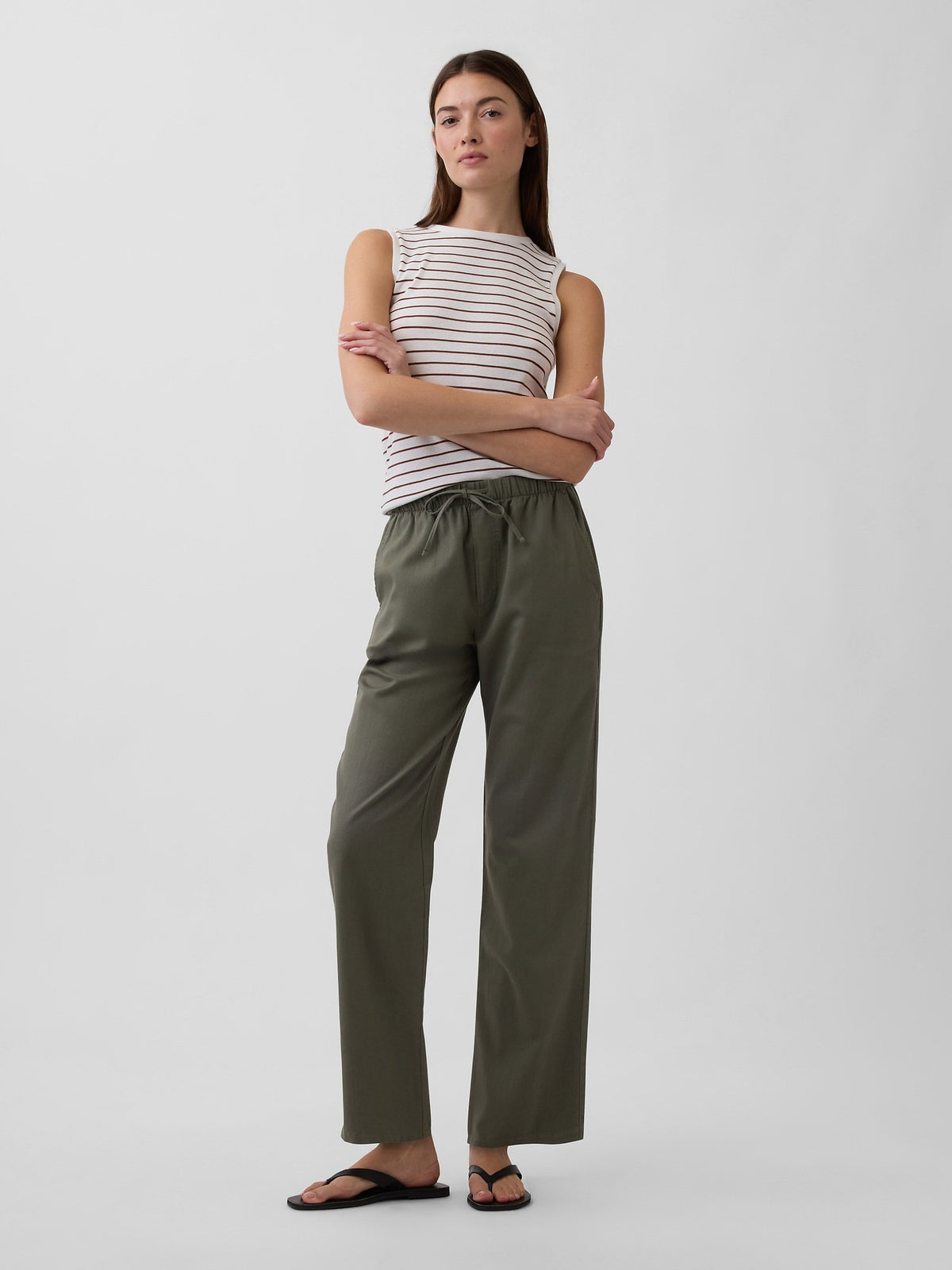 Mavi Mid Rise Easy Twill Pantolon
