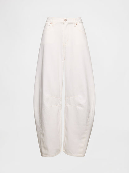 Kırık Beyaz High Rise Ultrasoft Horseshoe Jean Pantolon