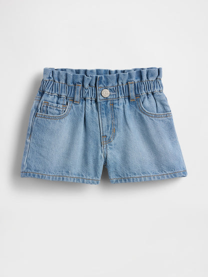 Açık Mavi Baby & Toddler Ultrasoft Denim Stride Şortlar