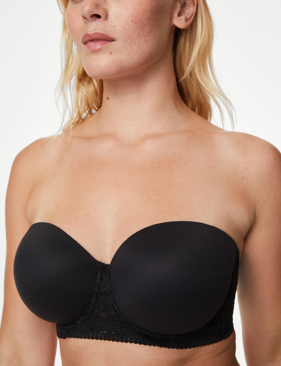 Body Soft:trade_mark: Dantel Detaylı Straplez Sütyen