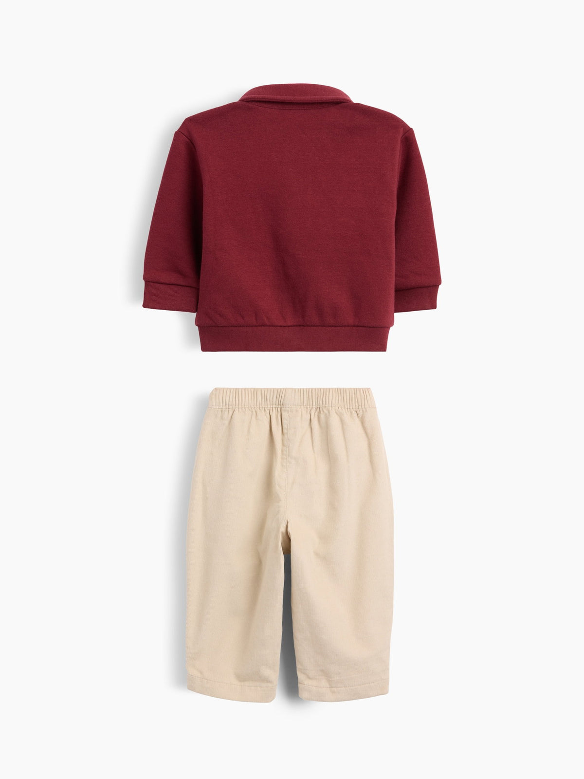 Bordo Vintagesoft Polo Outfit Set