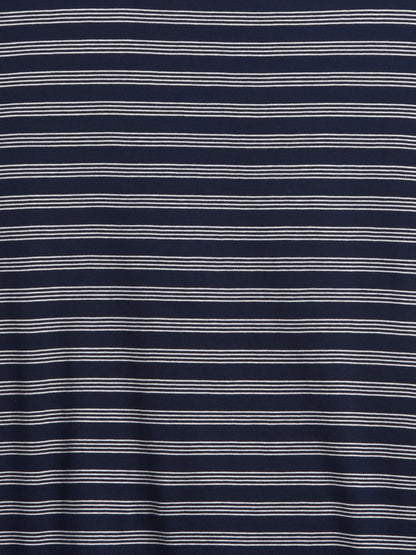 Beyaz Relaxed Bisiklet Yaka T-shirt