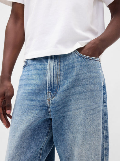 Açık Mavi Baggy Jean Pantolon