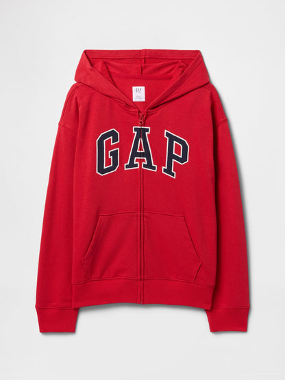 Mavi Gap Logo Relaxed Fermuarlı Sweatshirt