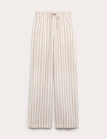 Keten Karışımlı Pantolon