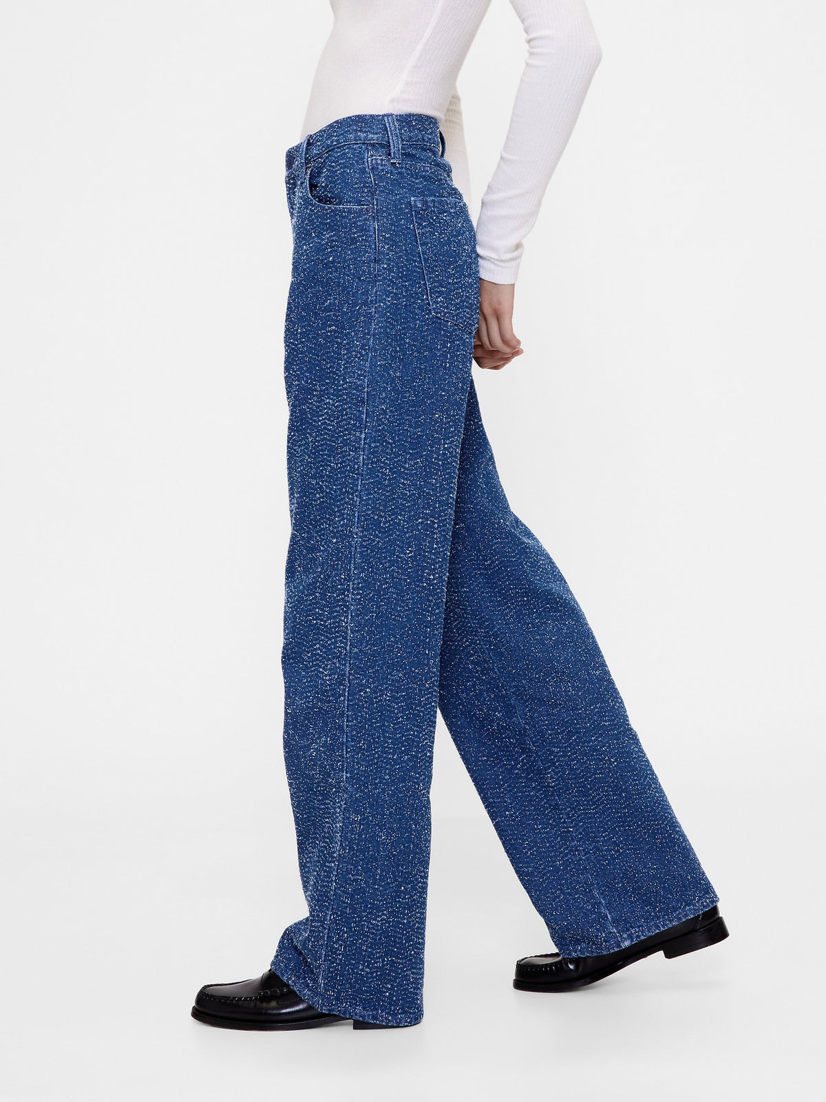 Mavi Gapstudio Low Rise Denim Tweed Loose Jean Pantolon