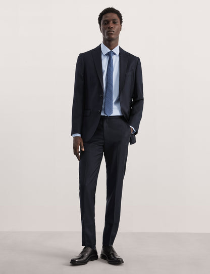 Tailored Fit Saf Yün Klasik Pantolon