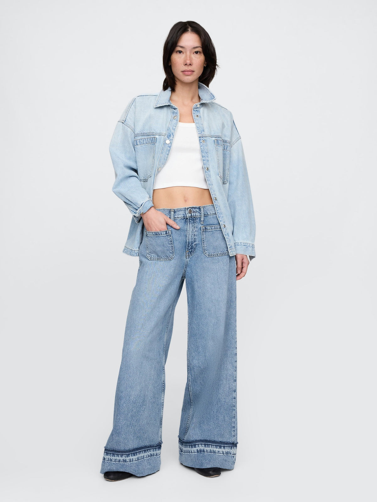 Mavi Mid Rise Ultrasoft Baggy Jean Pantolon