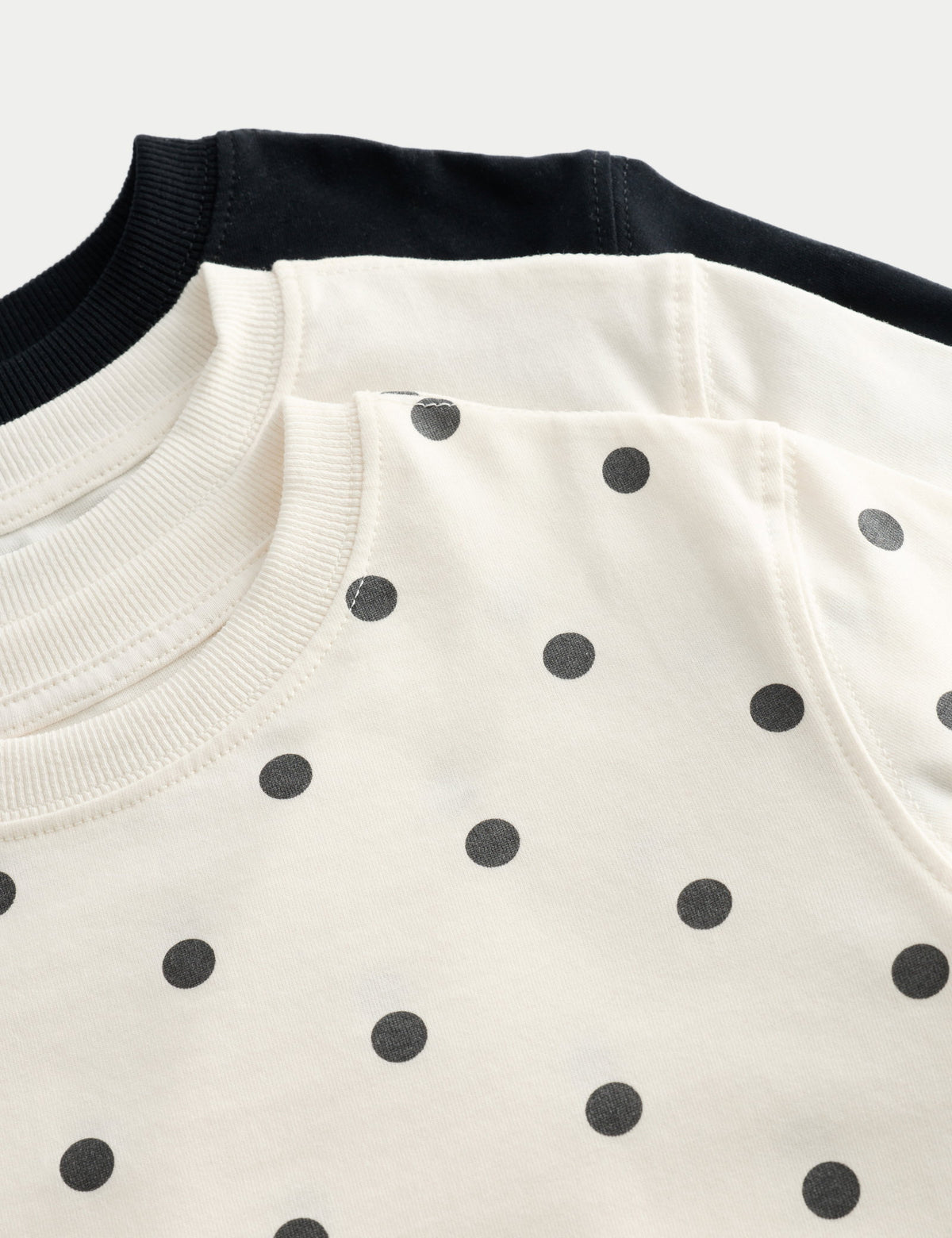 3'lü Pamuklu T-shirt