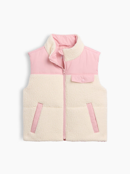 Pembe Sherpa Yelek
