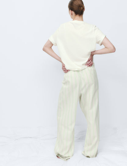 Pamuk Karışımlı Desenli Pijama Takımı
