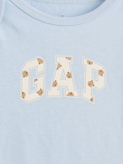 Açık Mavi Gap Logo Bodysuit