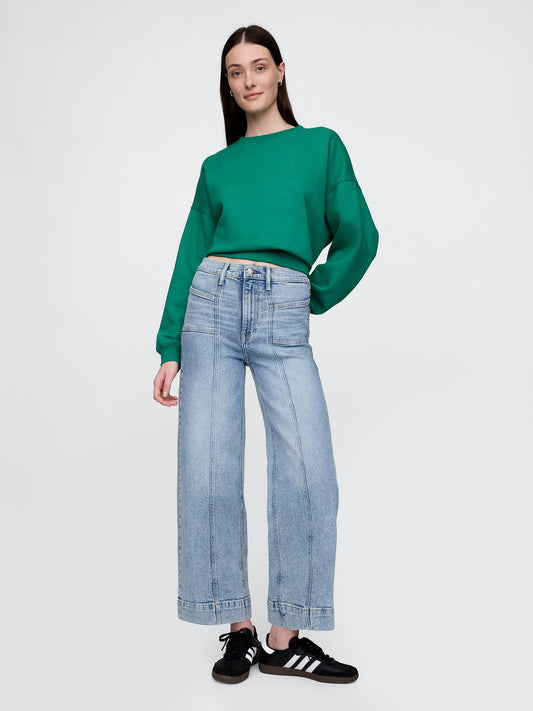 Mavi High Rise Wide-leg Jean Pantolon