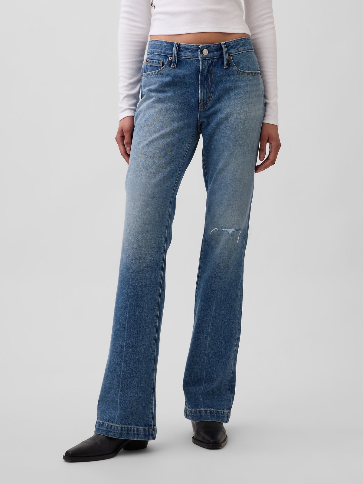 Mavi Low Rise Rigid Long & Lean Jean Pantolon