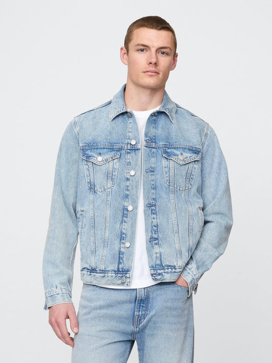 Açık Mavi Classic Icon Denim Ceket