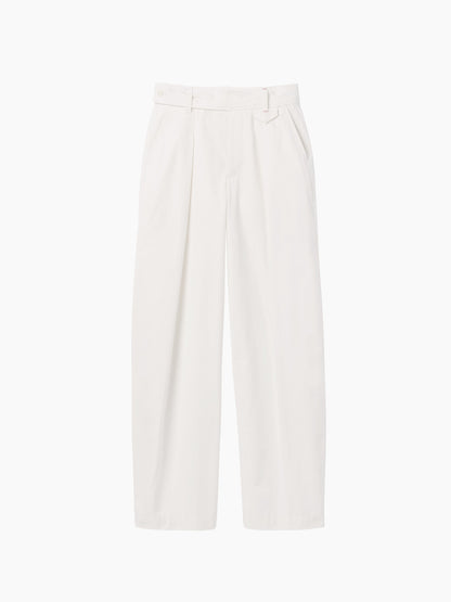 Lacivert Gap × Victoria Beckham High Rise Pileli Arc Pantolon