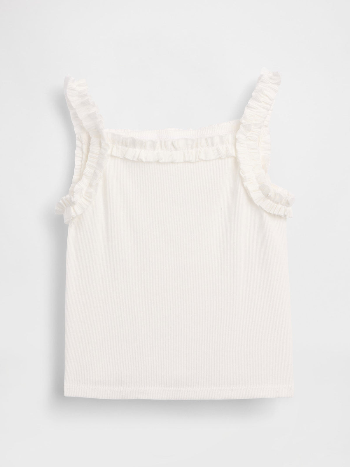 Pembe Fitilli Fırfır Apron Askılı Atlet