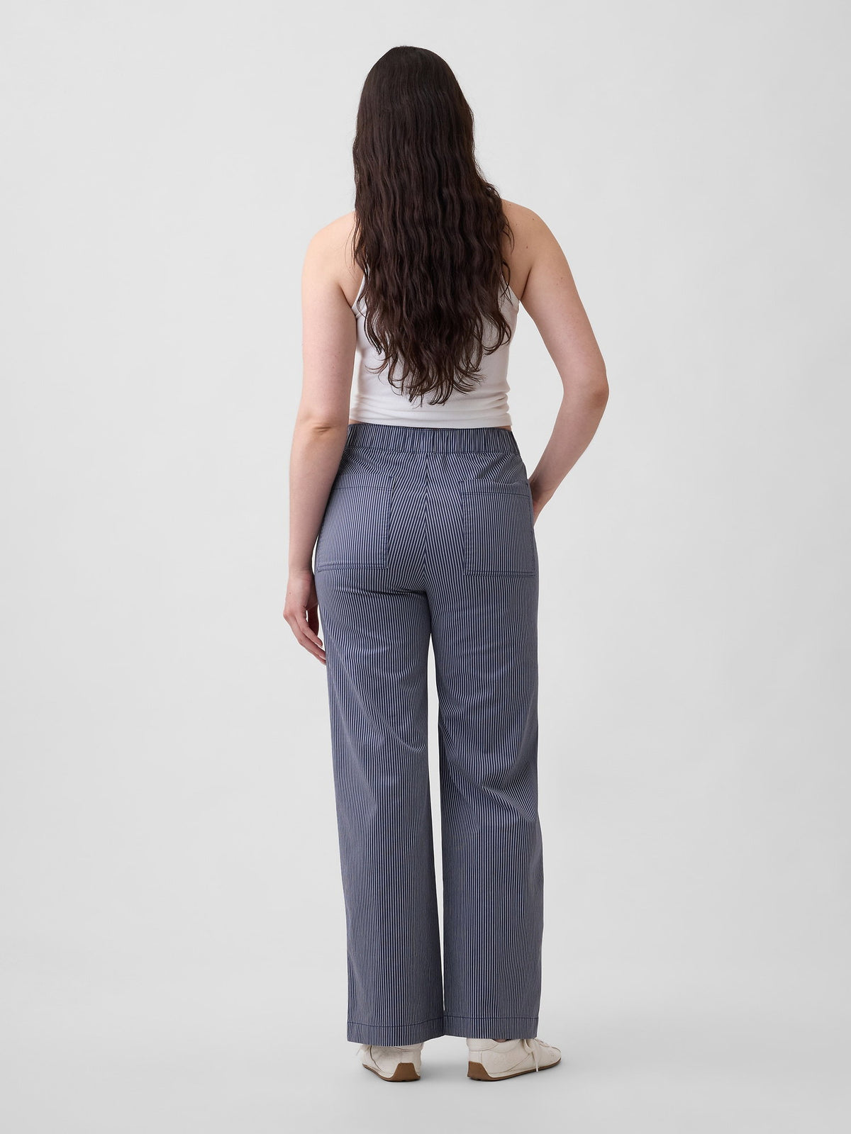 Mavi High Rise Baskılı Easy Wide-leg Khaki Pantolon