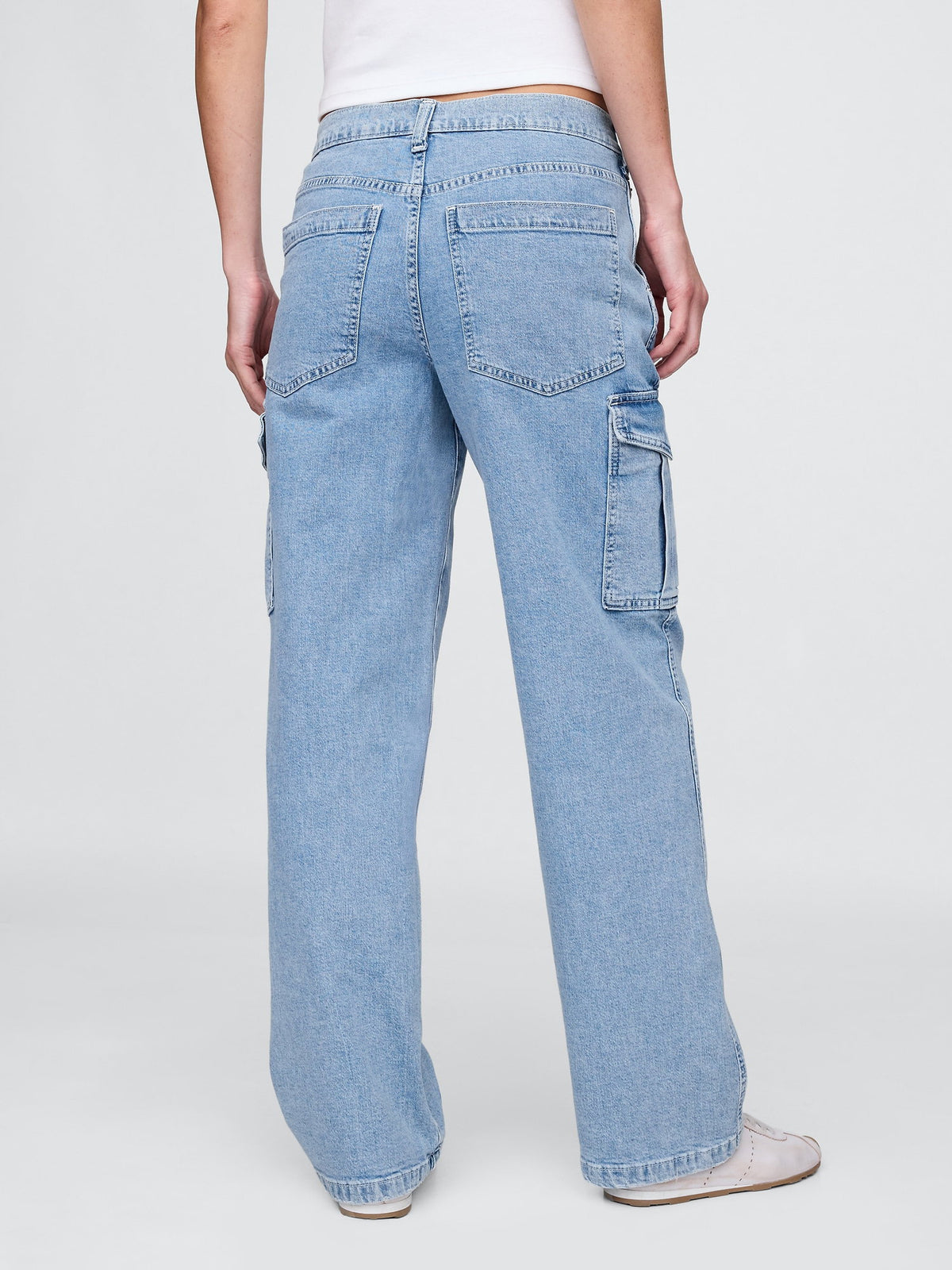 Mavi Mid Rise '90s Loose Kargo Jean Pantolon
