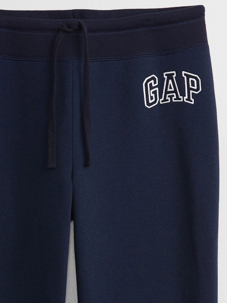 Lacivert Gap Logo Bootcut Fleece Eşofman Altı