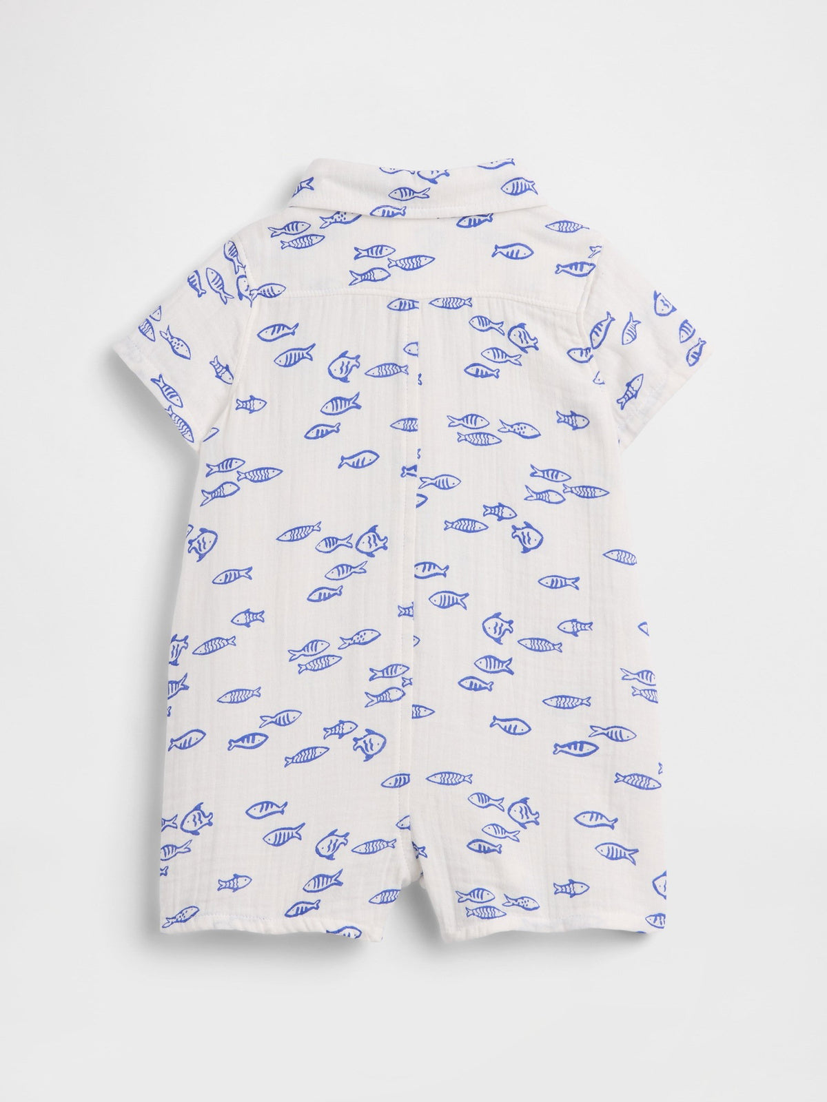 Beyaz Baby Brannan Bear Baskılı Tulum