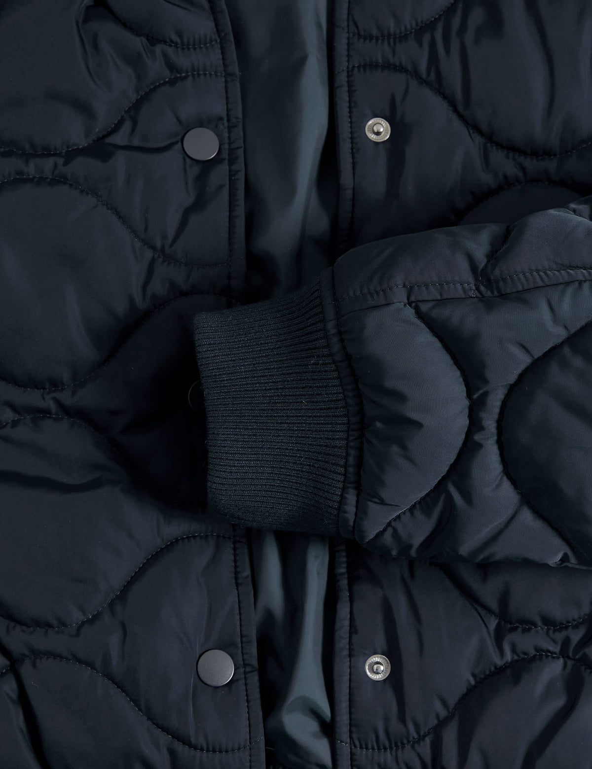 Saten Kapitone Bomber Ceket