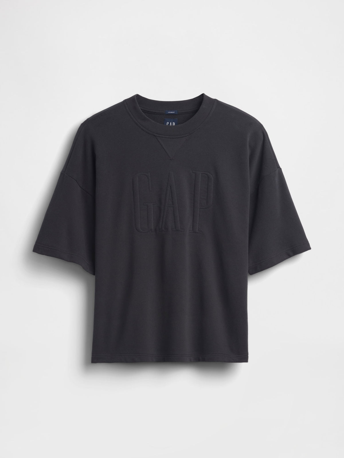 Gri Vintagesoft Terry Oversize Logo Sweatshirt