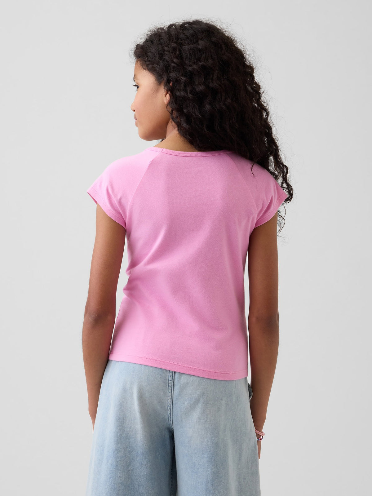 Açık Yeşil Kare Yaka T-shirt