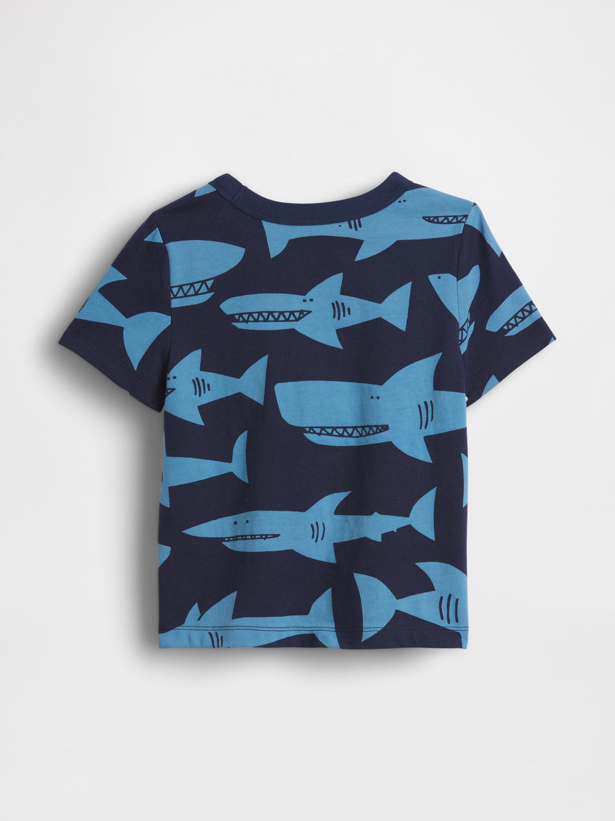 Mavi Mix & Match Baskılı Cep T-shirt