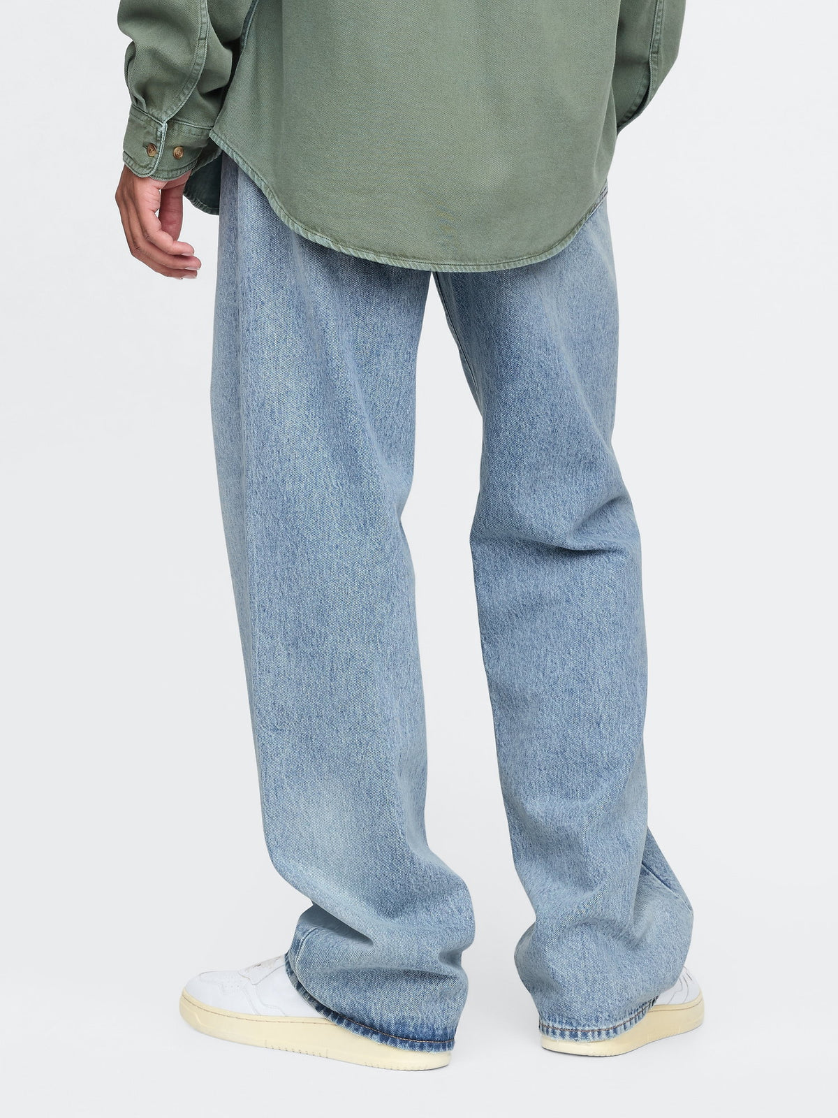 Açık Mavi '90s Loose Jean Pantolon