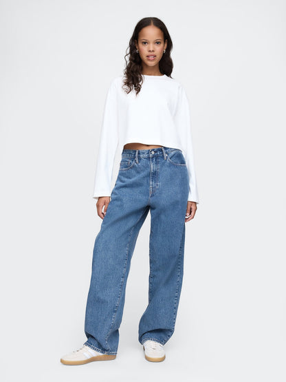 Mavi Baggy Jean Pantolon