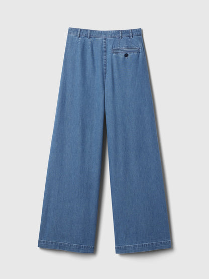 Mavi Gap × Dôen High Rise Wide Leg Jean Pantolon