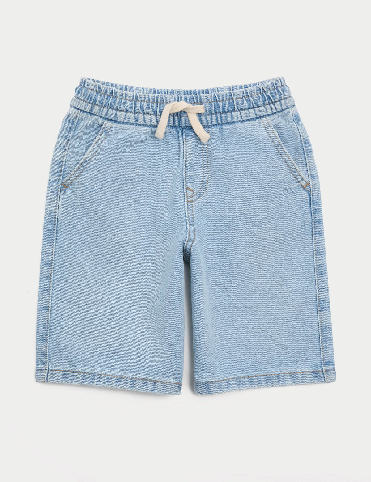 Denim Pamuklu Şort