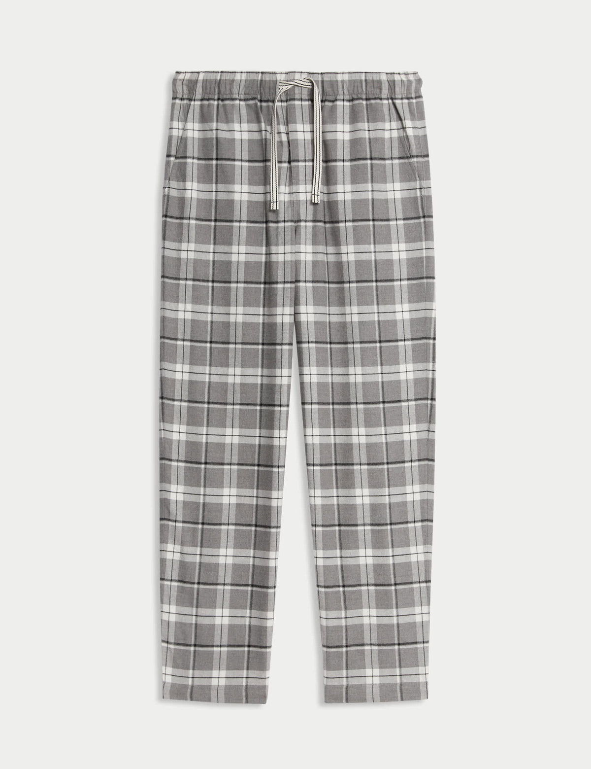 Pamuklu Kareli Pijama Altı