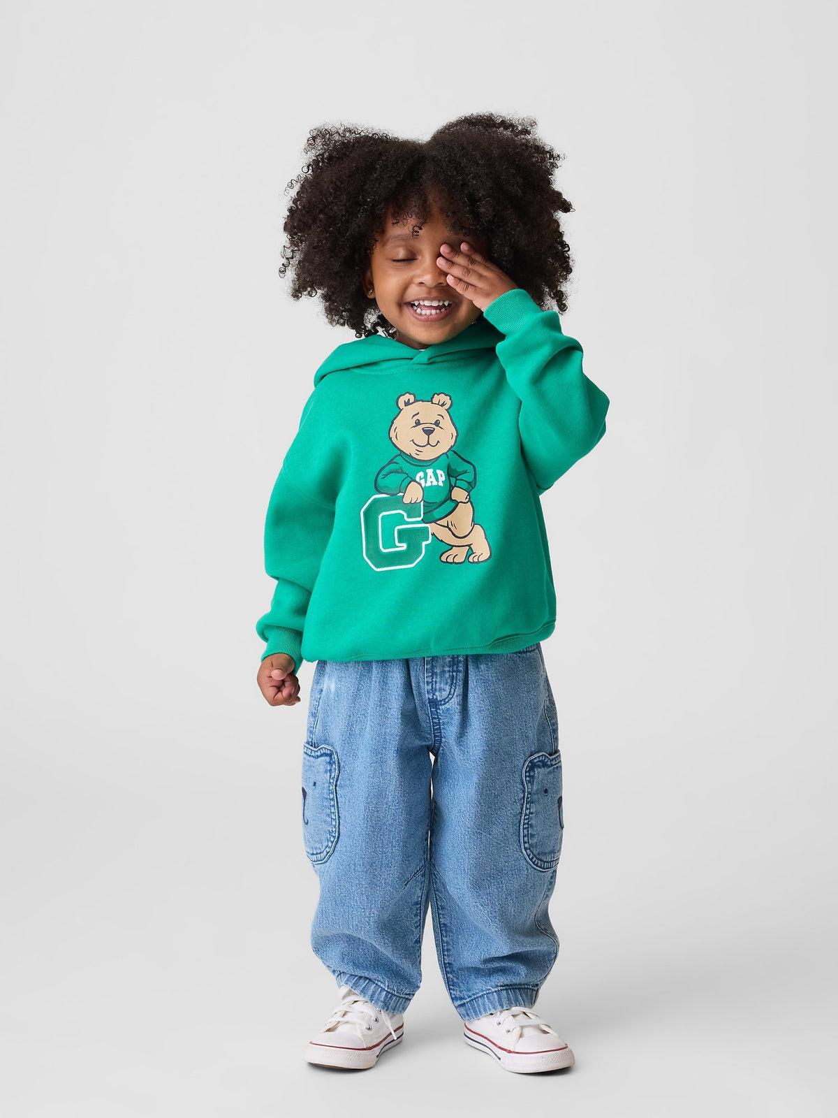 Açık Yeşil Vintagesoft Relaxed Kapüşonlu Sweatshirt