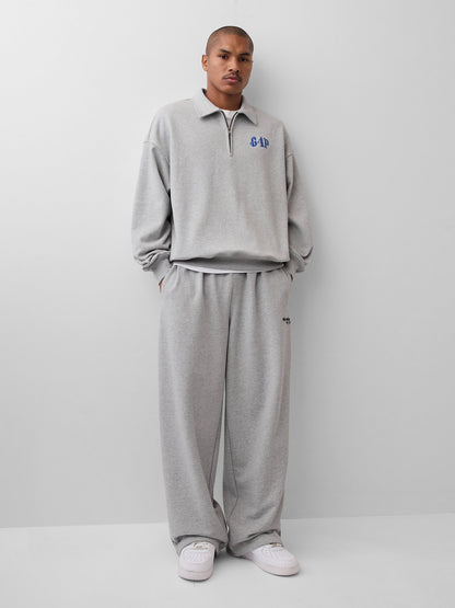 Açık Gri Gap × Awake Ny Heavyweight Baggy Eşofman Altı