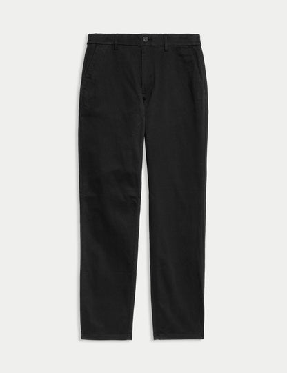 Regular Fit Lastikli Bel Chino