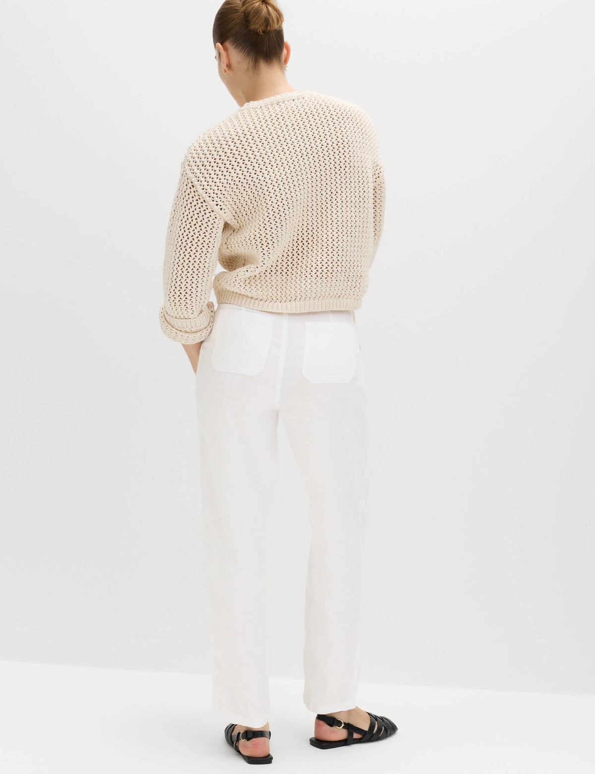 Saf Keten Pantolon